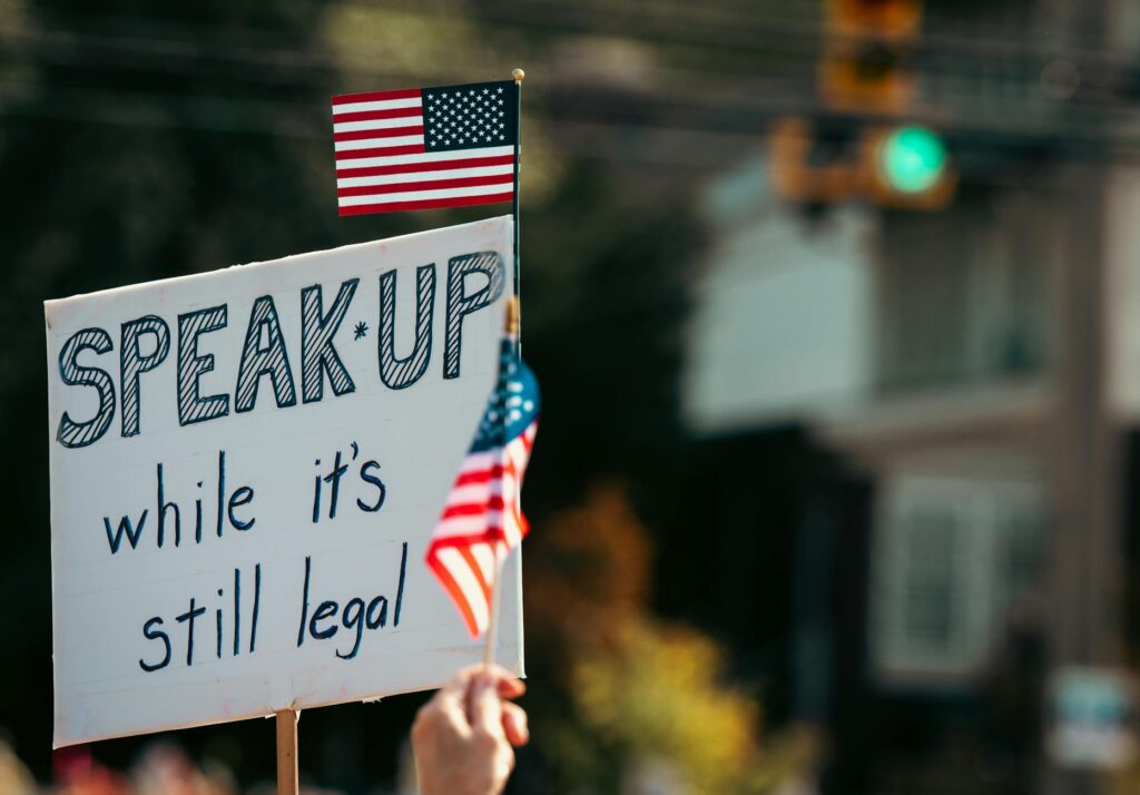 freedom of speech concept