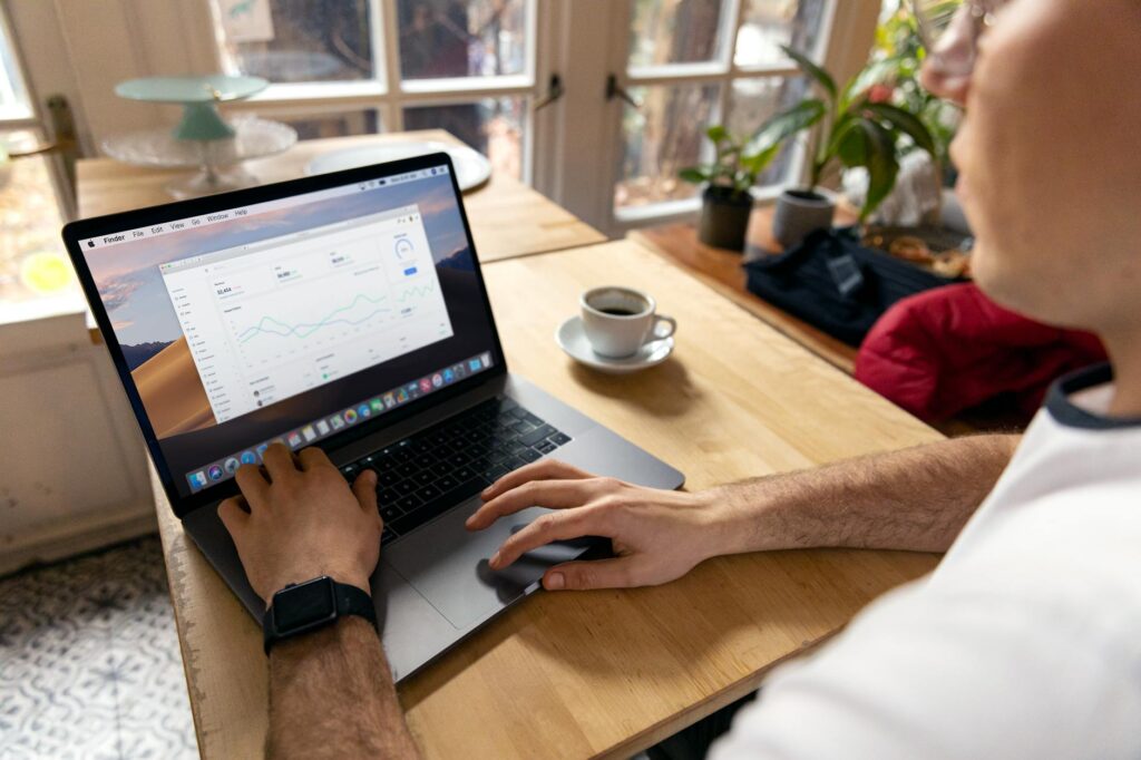 AI data analytics dashboard