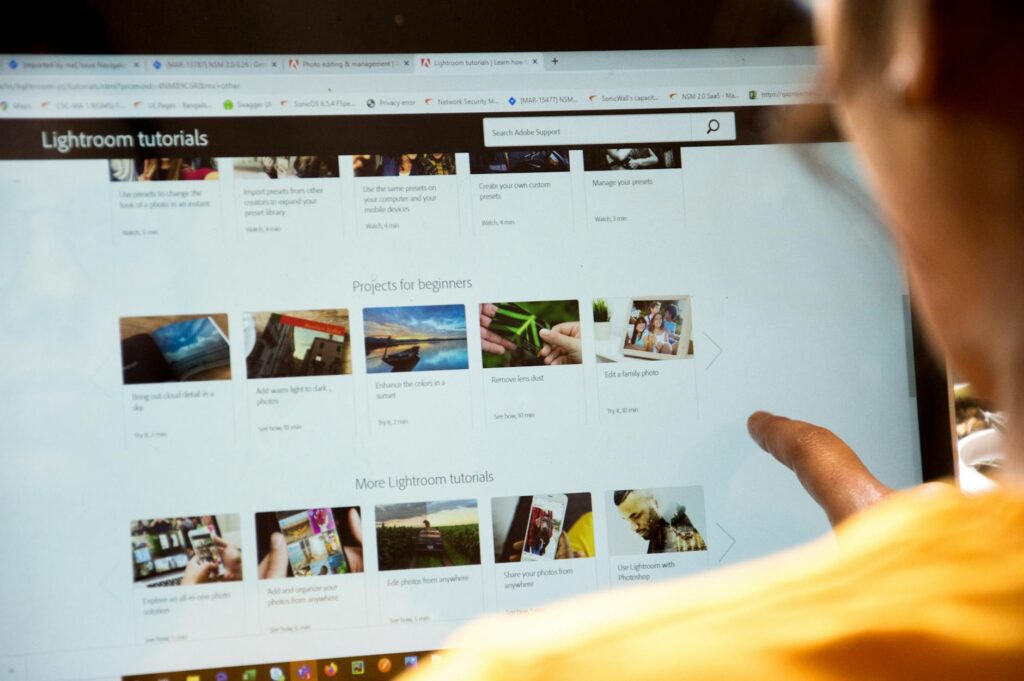 online photo editor interface