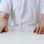 person testing AI software