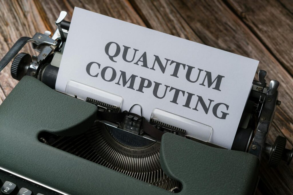 AI and quantum computing concepts