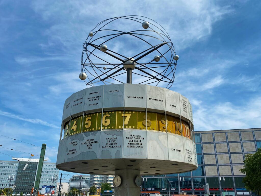 world clock time zones