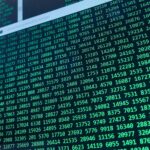 abstract data decay visualization