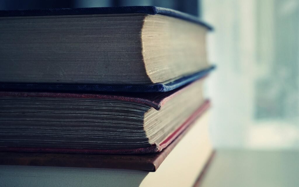 AI book stack
