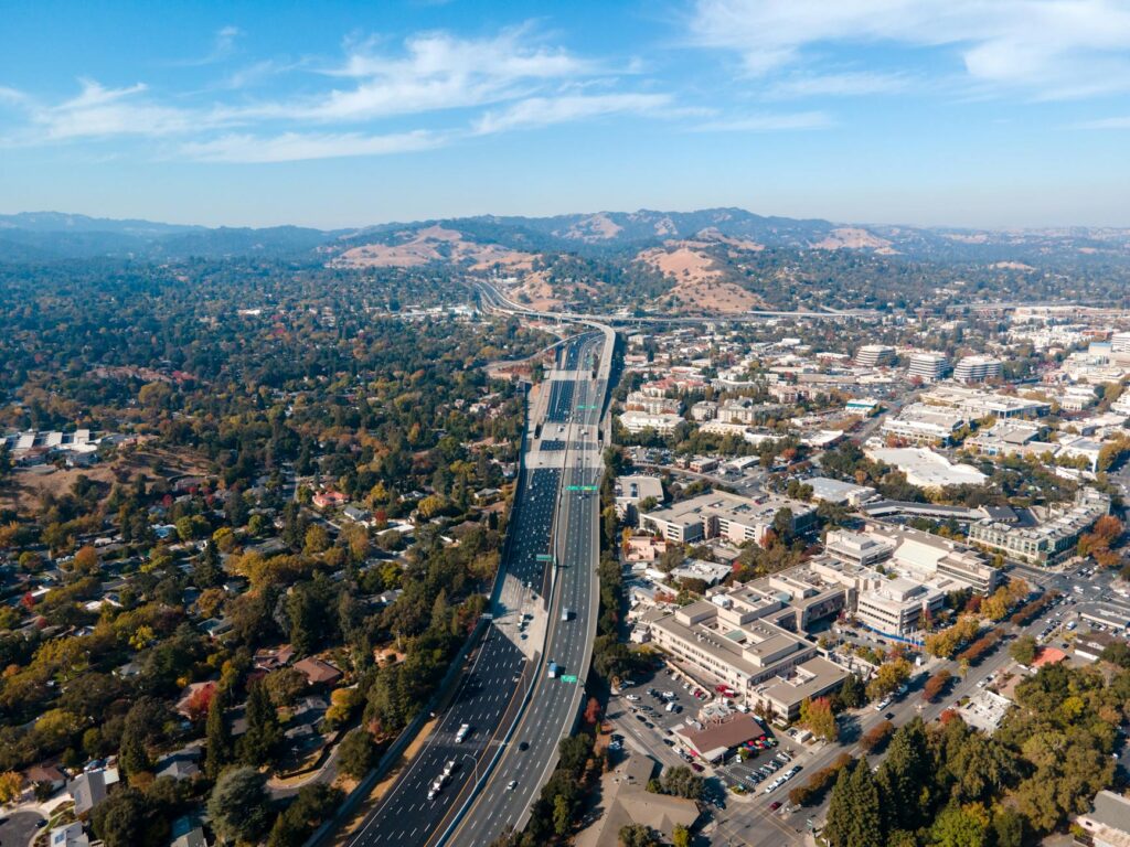 California area codes map