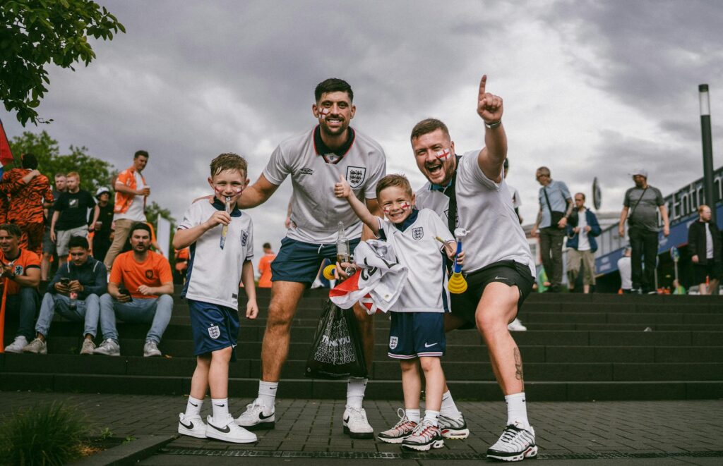 Declan Rice with his mother