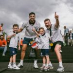 Declan Rice with his mother