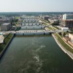 Des Moines skyline Iowa