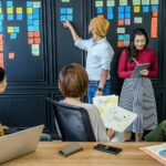 entrepreneur brainstorming session