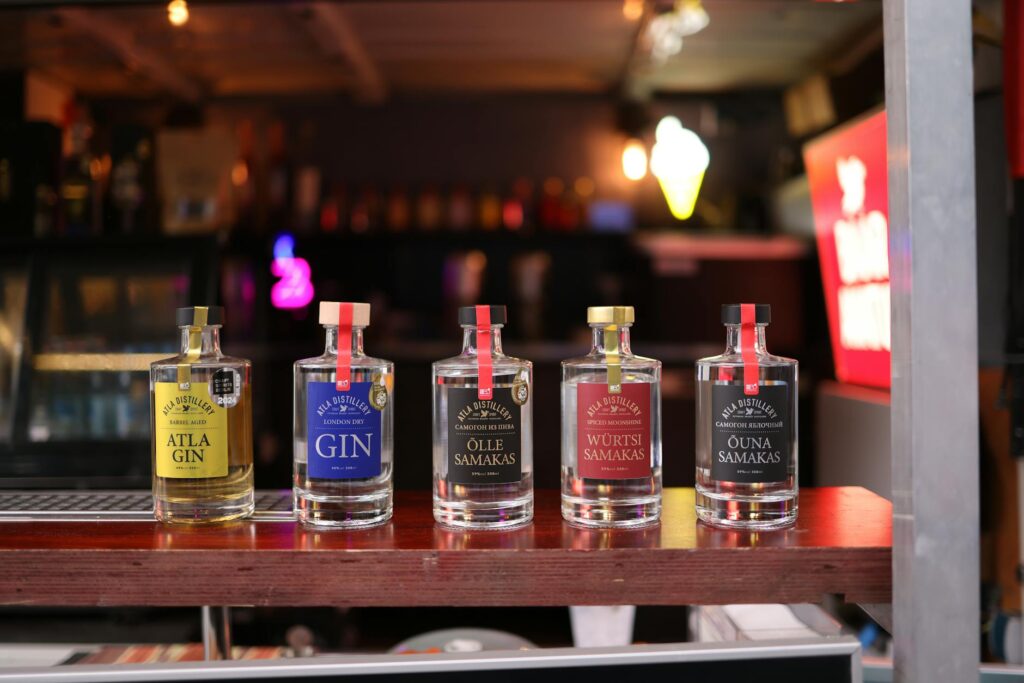 Finnish gin bottle