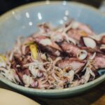 fresh squid preparation