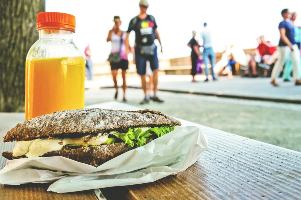 healthy travel food