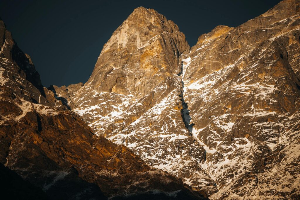 Himalayan mountain range Nepal