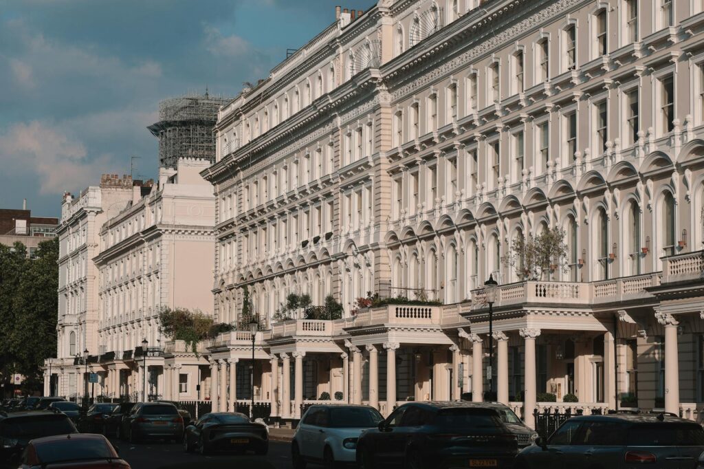 luxury London Mayfair street