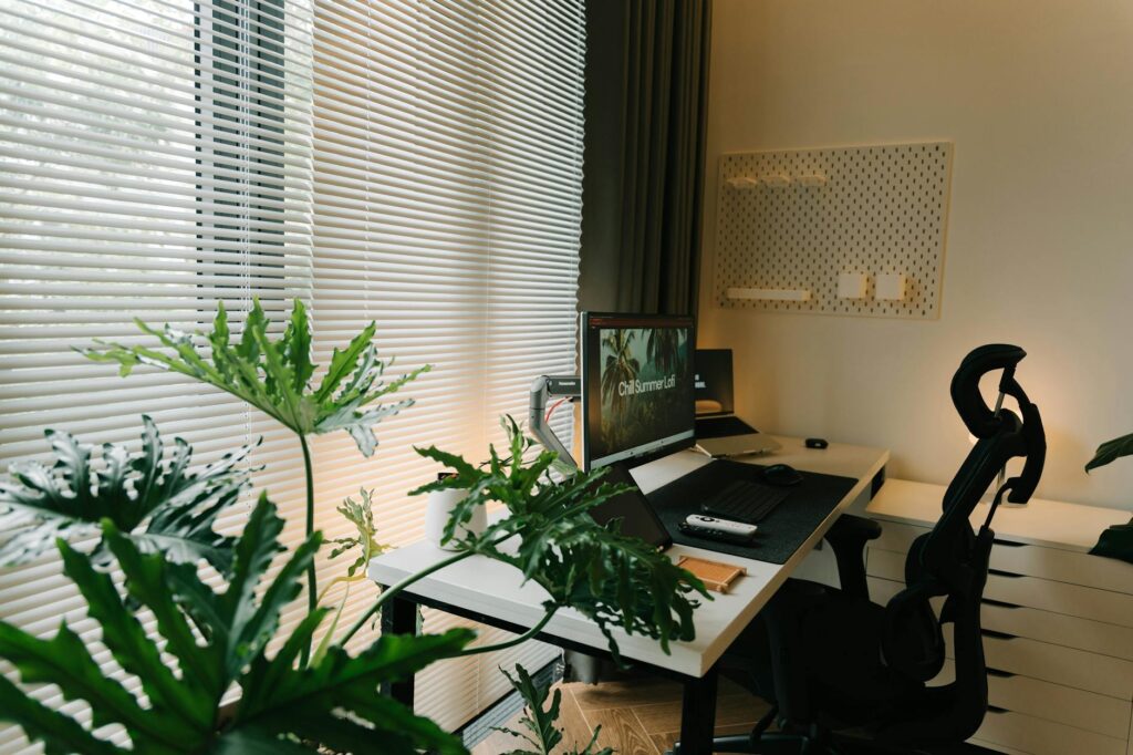minimalist workspace design
