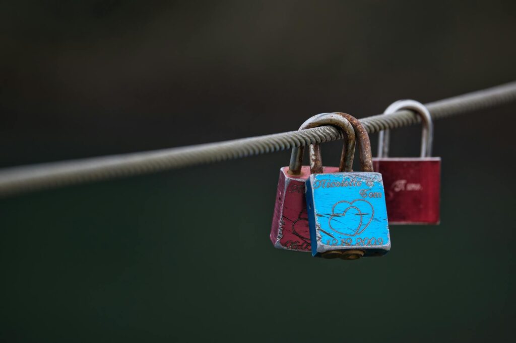modern padlock security