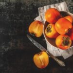 ripe persimmon fruit