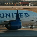 united airlines cabin crew in aircraft